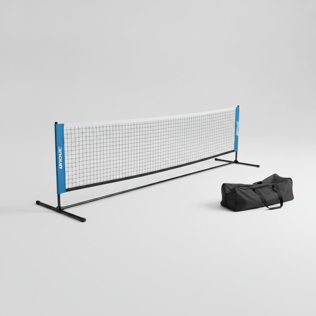 Roadtrip portable pickleball net fully assembled with carry bag