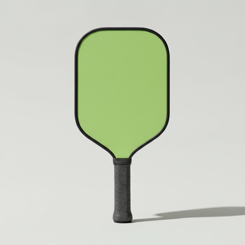 Spinshot Elite paddle with vivid lime green face